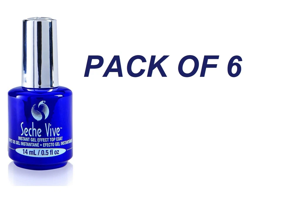 Seche Vive мгновенный гель эффект пальто 0,5 унц - упаковка из 6 - Изображение 1 из 1