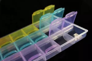 Fly Tying Beads flies Container Plastic Box Colorful Fly Fishing Tackle Box - Bild 1 von 3