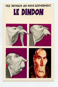 Caricature. Man Politics French. François Mitterrand - Picture 1 of 2