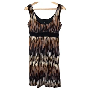 Tiana B Womens Empire Waist Dress Size Small Stretch Party Casual Neutral - Picture 1 of 5