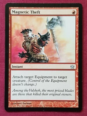 Magic The Gathering FIFTH DAWN MAGNETIC THEFT red card MTG - Image 1 of 2