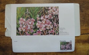 FLOWER OF THE YUKON TERRITORY FIREWEED 15c CANADIAN AEROGRAM - UNBENUTZT (4033) - Bild 1 von 6