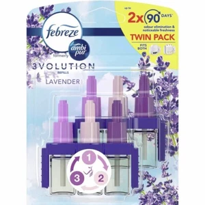 Febreze Ambi Pur 3Volution Plug In Refill Lavender 2 x 20ml. - Picture 1 of 4