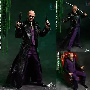 FISH BONETOYS The Matrix Morpheus Protector Laurence Maßstab 1/6 Actionfigur Spielzeug - Bild 1 von 10