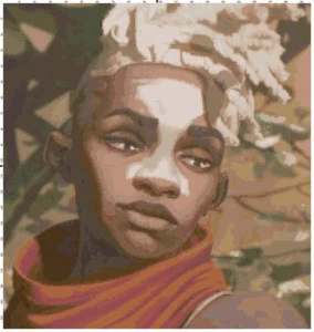 Handmade Ekko Arcane League of Legends Counted Cross-Stitch Pattern Needlepoint - Picture 1 of 1