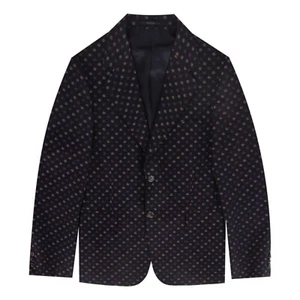 Gucci All-Over 'GG' Logo Wool Jacket - Picture 1 of 9