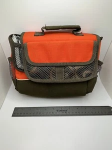 Bolso/Lonchera Gap Kids Naranja Verde Patrón Camuflado con Malla Portavasos - Imagen 1 de 10