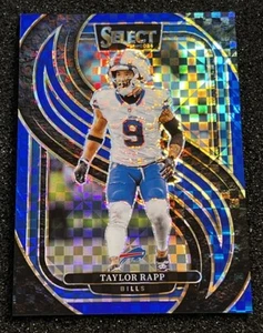 2024 Panini Select Taylor Rapp Blue Prizm #195 Premier Level Bills #'d 167/175 - Picture 1 of 4