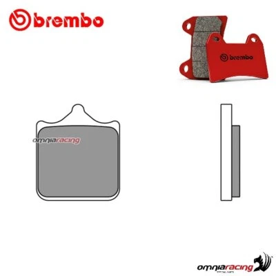 Pastillas de freno delanteras Brembo SA Ducati Monster S4RS 998 Testastretta 06-08 Foto 1 de 4