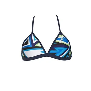 Arena - Women's Tulum Tie-Back Bikini Swimsuit Top - Danube,Blue - Size 26 - Picture 1 of 1