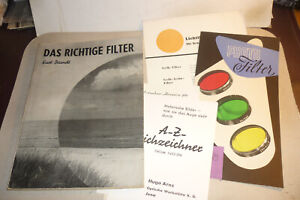 Das Richtige Filter - altes Büchlein über Foto - Filter von 1935 ! 100 Seiten !