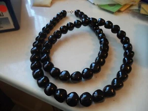 COLLAR TRIFARI CUENTAS NEGRO 34" - Imagen 1 de 3