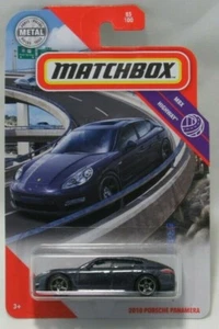 Metal Parts MATCHBOX MBX Highway Blue 2010 Porsche Panamera 85/100 3+ - Picture 1 of 2