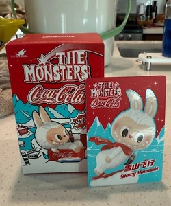 POP MART Coca-Cola Series Labubu Figurine -Snowy Mountain (US SELLER 🇺🇸) - Picture 1 of 3
