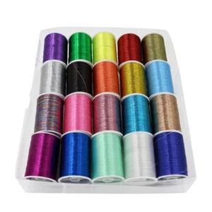 Embroidery Thread Metallic Embroidery Floss Metallic Thread Set - Picture 1 of 12