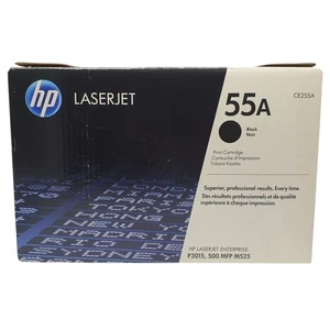 HP 55A Schwarz Tonerkartusche CE255A Original Original LaserJet Enterprise Drucker - Bild 1 von 16