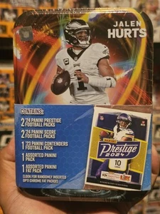 Jalen Hurts 2024 Panini Prestige NFL Collectors Tin Super Bowl Champ🔥🔥 - Foto 1 di 6