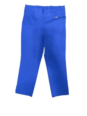 Pantalones capri Rafaella azul real cómodos talla 6 Foto 1 de 4