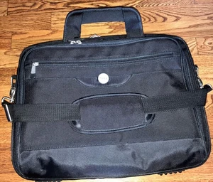 Genuine Dell Laptop Computer Carrying Case Bag Attaché Briefcase Multi-pocket - Picture 1 of 7