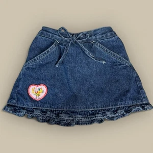 Vtg Y2K Miss Spider's Sunny Patch Friends Jean Skirt Girls Size 9 Months RARE - Picture 1 of 5