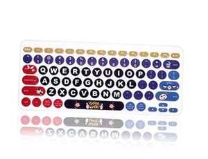 Englische Silikon Tastatur Abdeckung kompatibel für Logitech K380 Multi Good Luck - Bild 1 von 8
