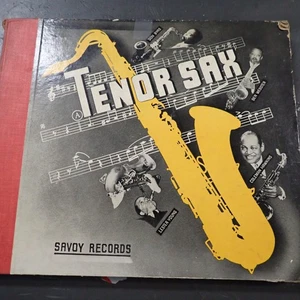 E 78 Lester Young Coleman Hawkins Don Byas Ben Webster Tenor Sax Savoy Records - Picture 1 of 19