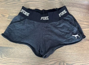 Victoria’s Secret PINK Stretch Short Black Shorts Size M - Picture 1 of 1