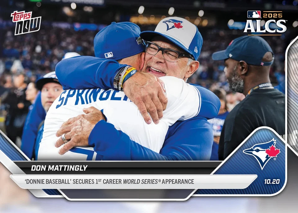 MLB Topps Now #892 Don Mattingly Toronto Blue Jays Serie Mundial 2025 - EN MANO Foto 1 de 1