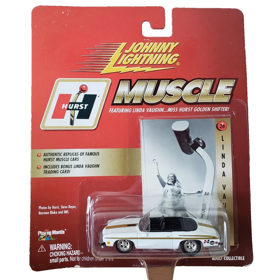 Johnny Lightning Hurst Muscle 1974 Oldsmobile 74 Olds #3 Linda Vaughn 1 64