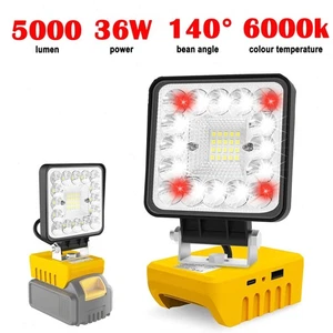 Cordless Work Light For DeWalt 18V 20V Battery Ideal for Workshop Jobsite - Picture 1 of 8