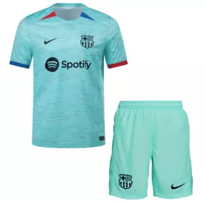 NEW FC Barcelona Nike 23/24 Dri-Fit Stadium Third Kit Strip Short RRP £40 - Picture 1 of 6
