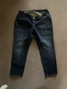 Womens GAP Maternity Jeans Under Bump Size 33 (18-20) Barly Used - Picture 1 of 5