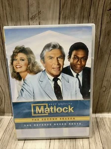 🎥 MATLOCK - The Second Season (DVD) The Defense Never Rests🆕 6 Disc Set‼️ - Picture 1 of 2