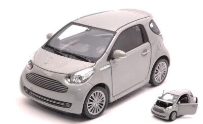MODELLINO AUTO STATICO DIECAST WELLY ASTON MARTIN CYGNET 2011 GRIGIO SCALA 1:24 - Immagine 1 di 2