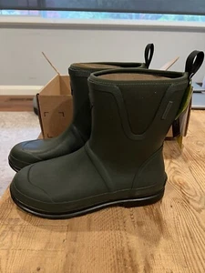 NEW Muck Boot Men's Muck Originals Pull on Mid Rain Boot Size US 9 Moss Green - Picture 1 of 6