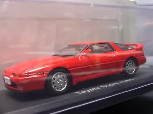 Toyota Supra 1988 Red  1/43 Scale Box Mini Car Display Diecast Vol 57 - Picture 1 of 12