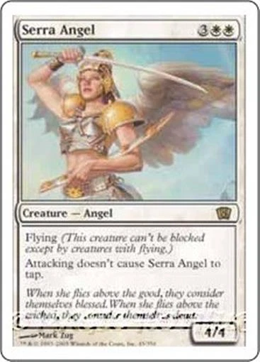 MTG - SERRA ANGEL - Eighth Edition (R) - Image 1 of 1