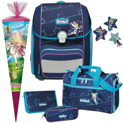 BLUE STAR - Scout Genius ® Schulranzen-Set 5tlg.- SCHULTÜTE GRATIS DAZU! - Bild 1 von 4