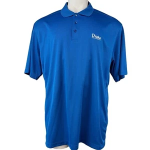 Camisa Polo Clique Para Hombre 3XL Azul Logo Drake Transpirable Poliéster (648) - Imagen 1 de 9