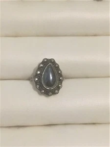 Silver ring size 18.5 mm. N9 size 17. approx. 5 grams - Picture 1 of 4