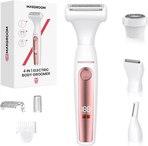 4 in 1 Rasoio Elettrico Donna, Depilatore Corpo Donna, Rasoio Parti Intime, Epil - Foto 1 di 12