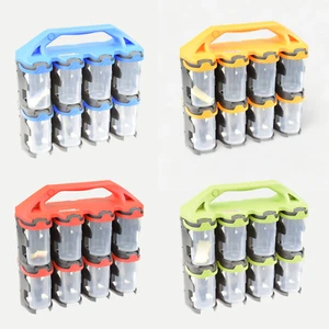 Aufbewahrungsbehälter Organizer Q2x16 Lagerbehälter Lagerbox Sortierkasten Lager - Bild 1 von 19