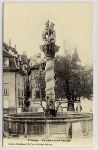 AK Fribourg, Fontaine Saint-Georges, um 1910 - Imagen 1 de 2