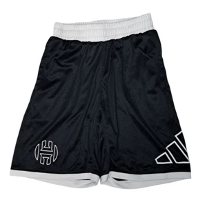 ADIDAS BOYS BLACK SHORTS STRETCHABLE SIZE M - Picture 1 of 2