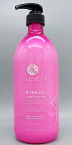 Luseta Rosenöl beruhigende & feuchtigkeitsspendende Formel Körperlotion 33,8 flüssige Unzen Neu - Bild 1 von 4
