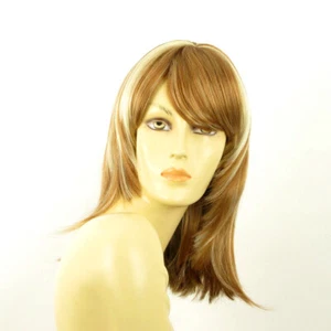 parrucca semi lunga biondo rame mechato biondo chiaro ODELIA F27613 - Picture 1 of 8