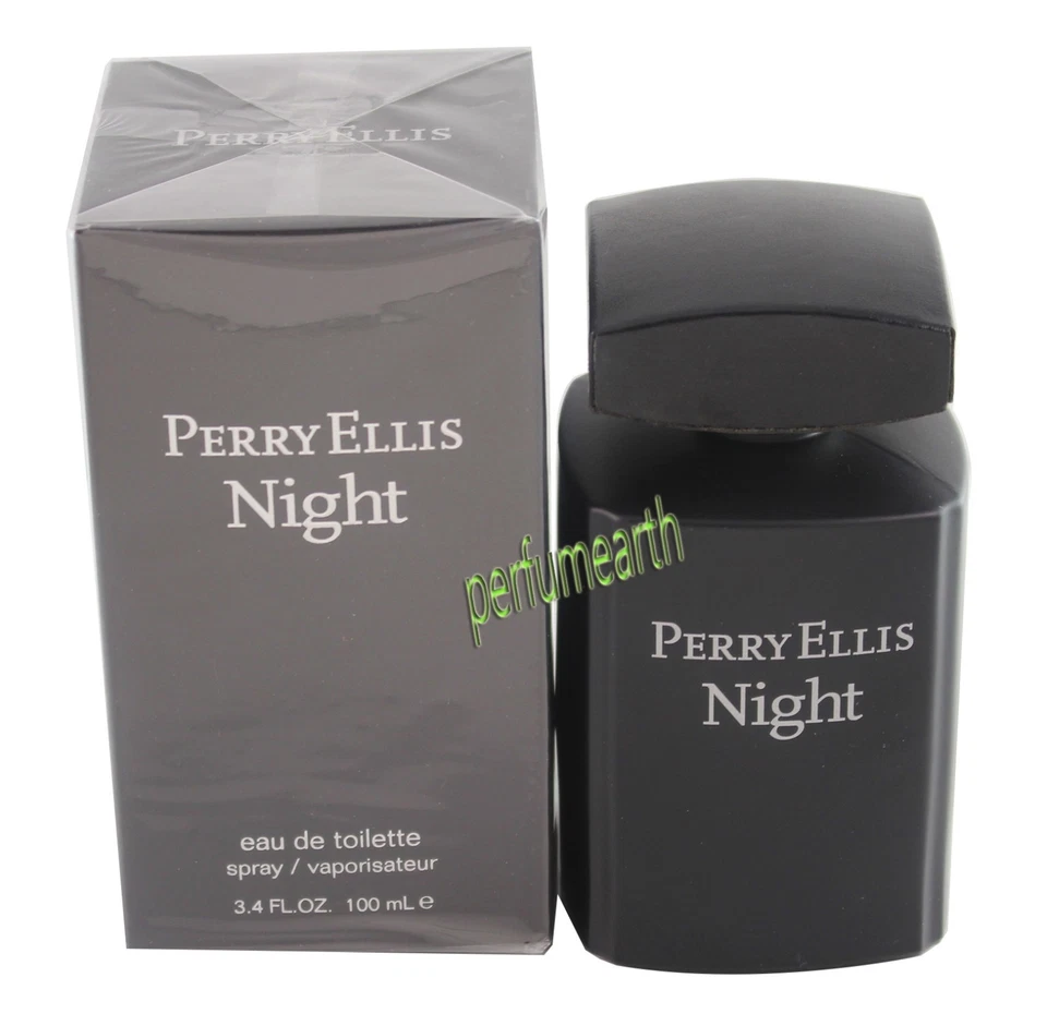 Perry Ellis Night de Perry Ellis para hombres 3,4/3,3 OZ eau de parfum spray nuevo en caja Foto 1 de 1
