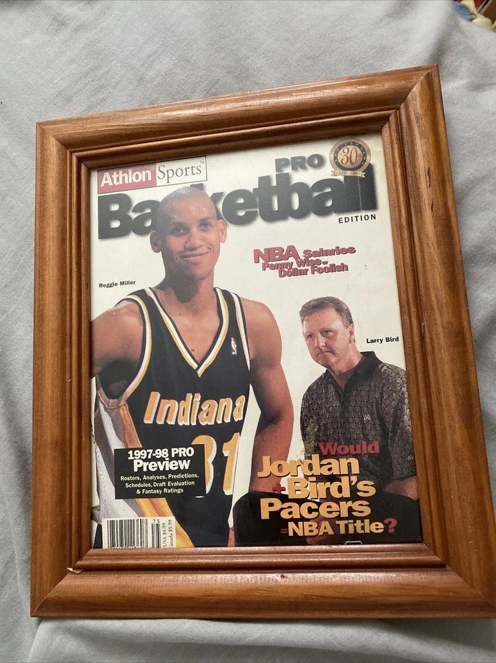 Athlon Sports Pro 篮球版 1997 - 98 Reggie Miller 保护套 — 第 1/1 张图片