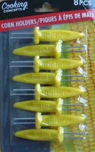 Cooking Concepts 8 Corn on the Cob Holders, Skewers, Prongs - Picture 1 of 3