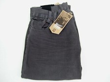 MENS DENIM JEANS INSIGHT STRAIGHT LEG COTTON SIZE 30 COAL GREY O'BLEAK